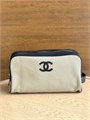 CHANEL косметичка текстиль бежевая большая НС-01709