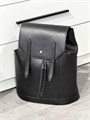 MONTBLANC рюкзак кожа сафьяно с клапаном черный РК-01301