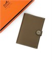 HERMES обложка на паспорт кожа этуп с кнопкой ОП-00943