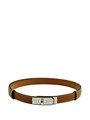 HERMES ремень Келли кэмел серебро РМ-00678