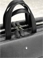 MONTBLANC портфель на молнии кожа сафьяно с клапаном черный ПР-01304