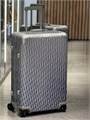 DIOR чемодан 75 см синий большой ЧМ-0854