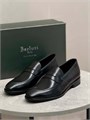 Berluti лоферы с перемычкой и фирменным узором бренда на кожаной подошве ОК-2368