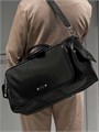 LV дорожная сумка Keepall Cargo 50 гладкая кожа черная ДС-00147