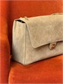 CHANEL сумка замша (горчичный) на золоте 38 см СК-01696