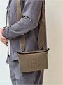 HERMES мессенджер кожа того с перфорированным логотипом этуп МС-01475