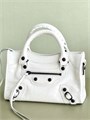 BALENCIAGA сумка Le City Mini мятая кожа белая СК-01465