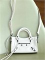 BALENCIAGA сумка Le City Mini мятая кожа белая СК-01465