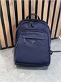 PRADA рюкзак нейлон темно-синий с большим передним карманом РК-0444