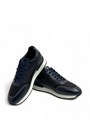 TODS кроссовки синие кожа и текстиль ОС-2224