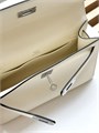 HERMES клатч POCHETTE 22 см молочная кожа свифт серебро СК-00937