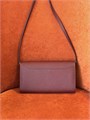 HERMES клатч кожа Эпсом бордовый золото СК-00869