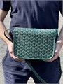 Goyard мессенджер Belvedere с клапаном толстый канва монограмма зеленый МС-01371