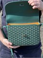 Goyard мессенджер Belvedere с клапаном толстый канва монограмма зеленый МС-01371