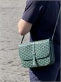 Goyard мессенджер Belvedere с клапаном толстый канва монограмма зеленый МС-01371