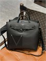 LV сумка Steamer 30 кожа того черная серебро СК-01216