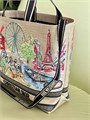 DIOR сумка шоппер City лимитка Paris текстиль большая СК-01672