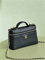 CHANEL сумка Vanity с ручкой кожа Того черная золото СК-01726