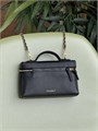 CHANEL сумка Vanity с ручкой кожа Того черная золото СК-01726