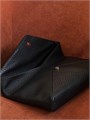 SL клатч конверт кожа икра черный золото НС-00267