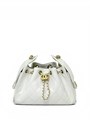 CHANEL сумка Hobo 22 см кожа икра белая серебро СК-01728