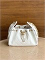 CHANEL сумка Hobo 22 см кожа икра белая серебро СК-01728