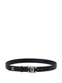 CHANEL ремень 35 мм кожа икра серебро РМ-00835