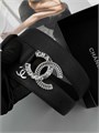 CHANEL ремень 35 мм кожа икра серебро РМ-00835
