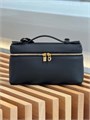 LORO PIANA сумка маленькая того черная золото СК-00699
