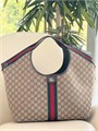 GUCCI сумка шоппер текстиль монограмма коричневая СК-00426