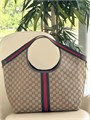 GUCCI сумка шоппер текстиль монограмма коричневая СК-00426