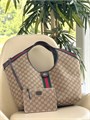 GUCCI сумка шоппер текстиль монограмма коричневая СК-00426
