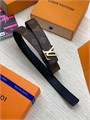 LV ремень коричневая монограмма пряжка LV золото РМ-8976