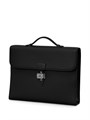 HERMES портфель Depeches черный того тоненький ПР-00155