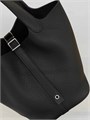 HERMES Picotin 18 см сумка черная серебро СК-00747
