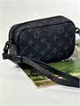 LV мессенджер бумажник Alpha Wearable серая канва монограмма МС-0295