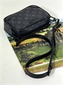 LV мессенджер бумажник Alpha Wearable серая канва монограмма МС-0295