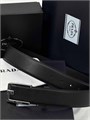 PRADA ремень кожа эпсом черный врезная пряжка РМ-2087