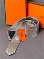 HERMES галстук бежевый ГЛ-00095