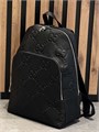 GUCCI рюкзак зернистая кожа того черного цвета два отделения на молнии РК-1089