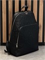 GUCCI рюкзак зернистая кожа того черного цвета два отделения на молнии РК-1089