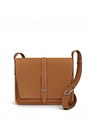 HERMES мессенджер Steve Light Junior с клапаном хлястик по центру кэмел МС-2372