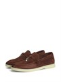 Loro Piana лоферы замша коричневые ОК-00250