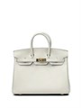 HERMES сумка Birkin 25 см кожа того белая золото СК-01757
