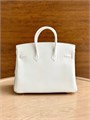 HERMES сумка Birkin 25 см кожа того белая золото СК-01757