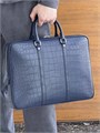 LV портфель большой классический без плечевого ремня из кожи крокодила синий ПР-1374