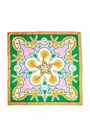 HERMES платок 90x90 см шелк зеленый ПЛ-01396