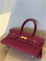 Hermes сумка Shoulder 42 см кожа того бордовая золото СК-00718