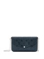 LV клатч Pochette Felicie 3 в 1 кожа Того синее серебро НС-01114