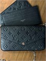 LV клатч Pochette Felicie 3 в 1 кожа Того синее серебро НС-01114